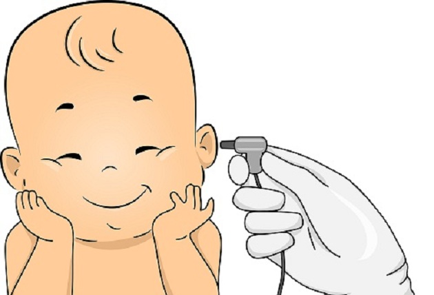 Illustration Featuring a Baby Being Subjected to Newborn Screening