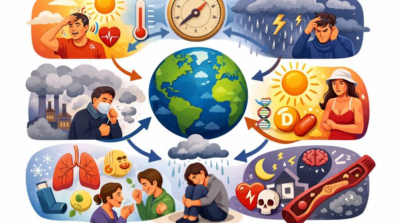 Կլիմայական գործոնների ազդեցությունը մարդու առողջության վրա